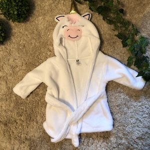 Unicorn Baby Robe 0-9 Months